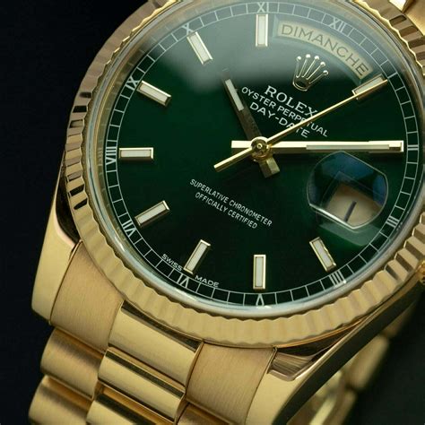 rolex 118238 green